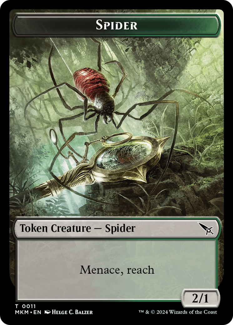 Spider Token [Murders at Karlov Manor Tokens] | A1Comics