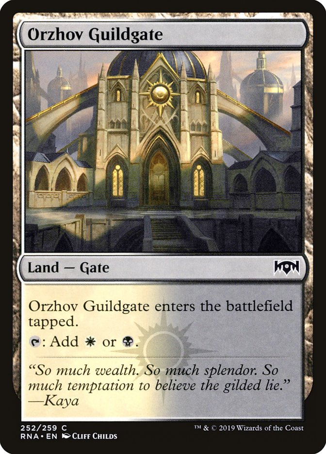 Orzhov Guildgate (252/259) [Ravnica Allegiance] | A1Comics