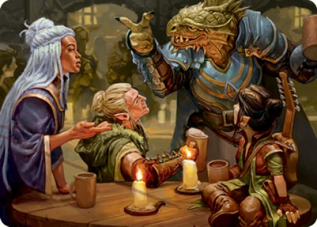 You Meet in a Tavern Art Card [Dungeons & Dragons: Adventures in the Forgotten Realms Art Series] | A1Comics