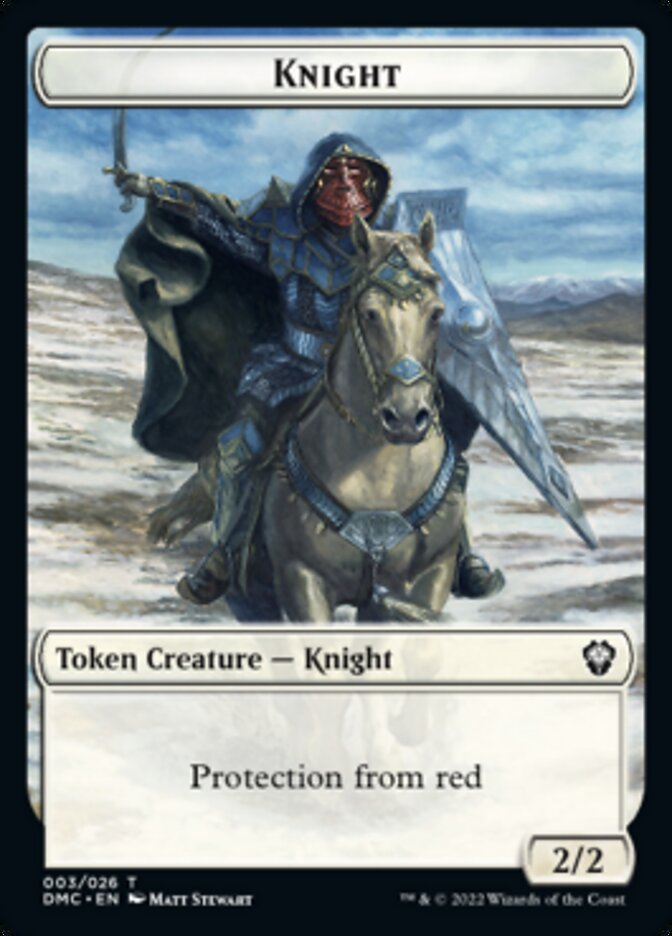 Soldier // Knight Double-Sided Token [Dominaria United Tokens] | A1Comics