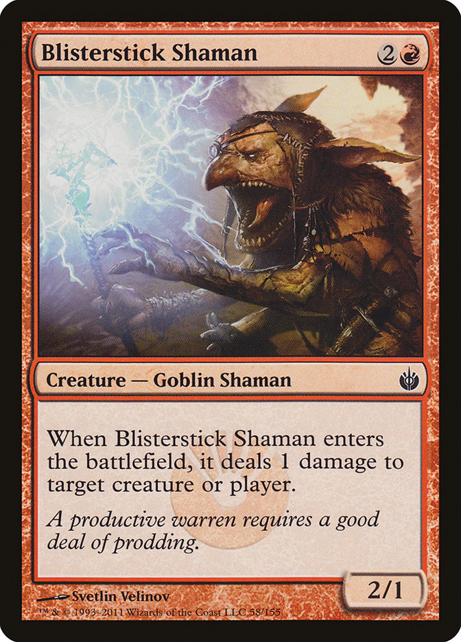 Blisterstick Shaman [Mirrodin Besieged] | A1Comics