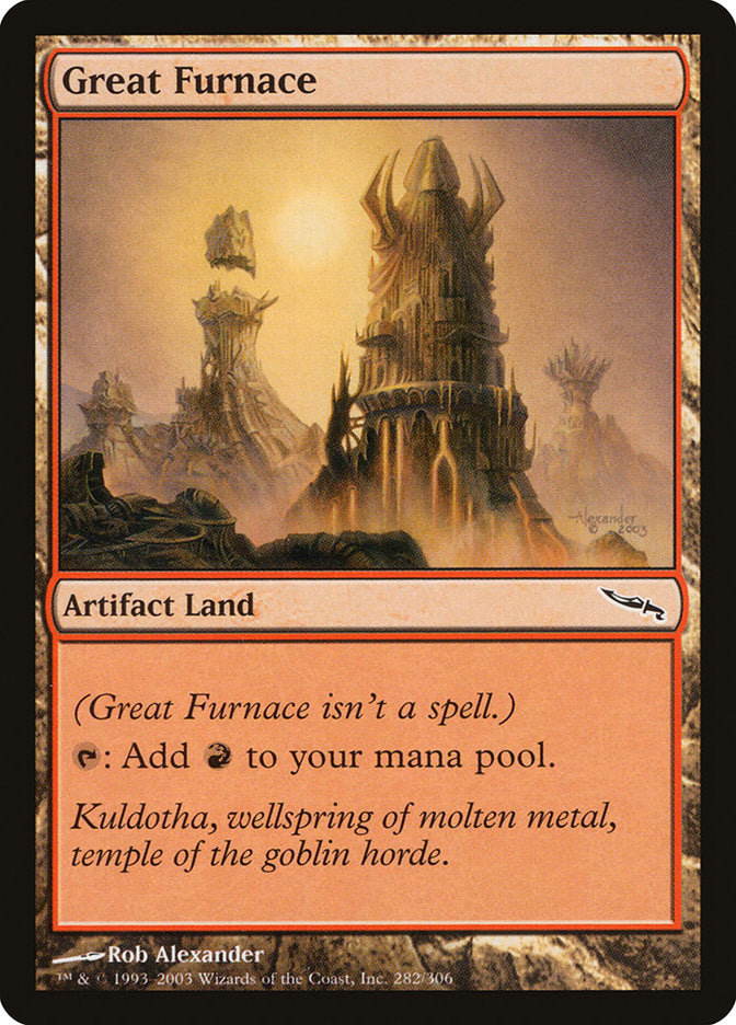 Great Furnace [Mirrodin] | A1Comics