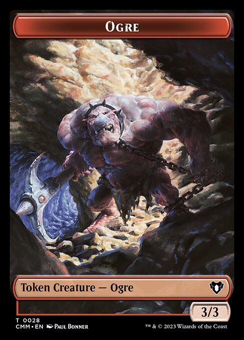 Saproling // Ogre Double-Sided Token [Commander Masters Tokens] | A1Comics