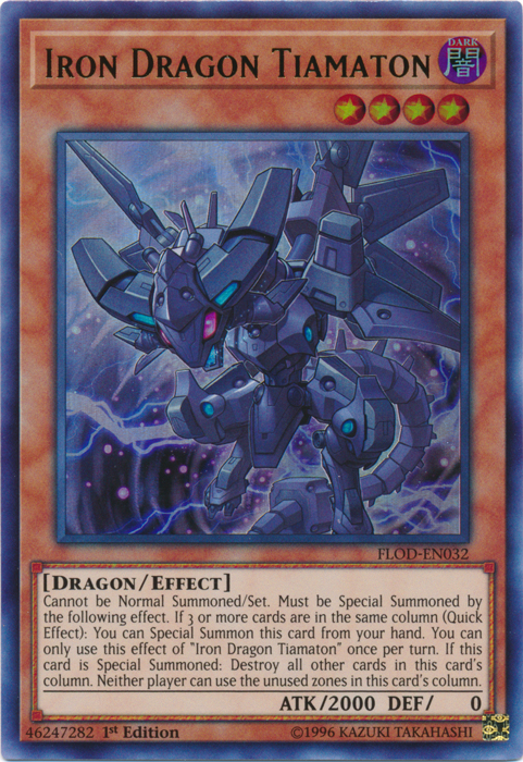 Iron Dragon Tiamaton [FLOD-EN032] Ultra Rare | A1Comics