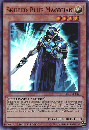 Skilled Blue Magician [SECE-ENS07] Super Rare | A1Comics