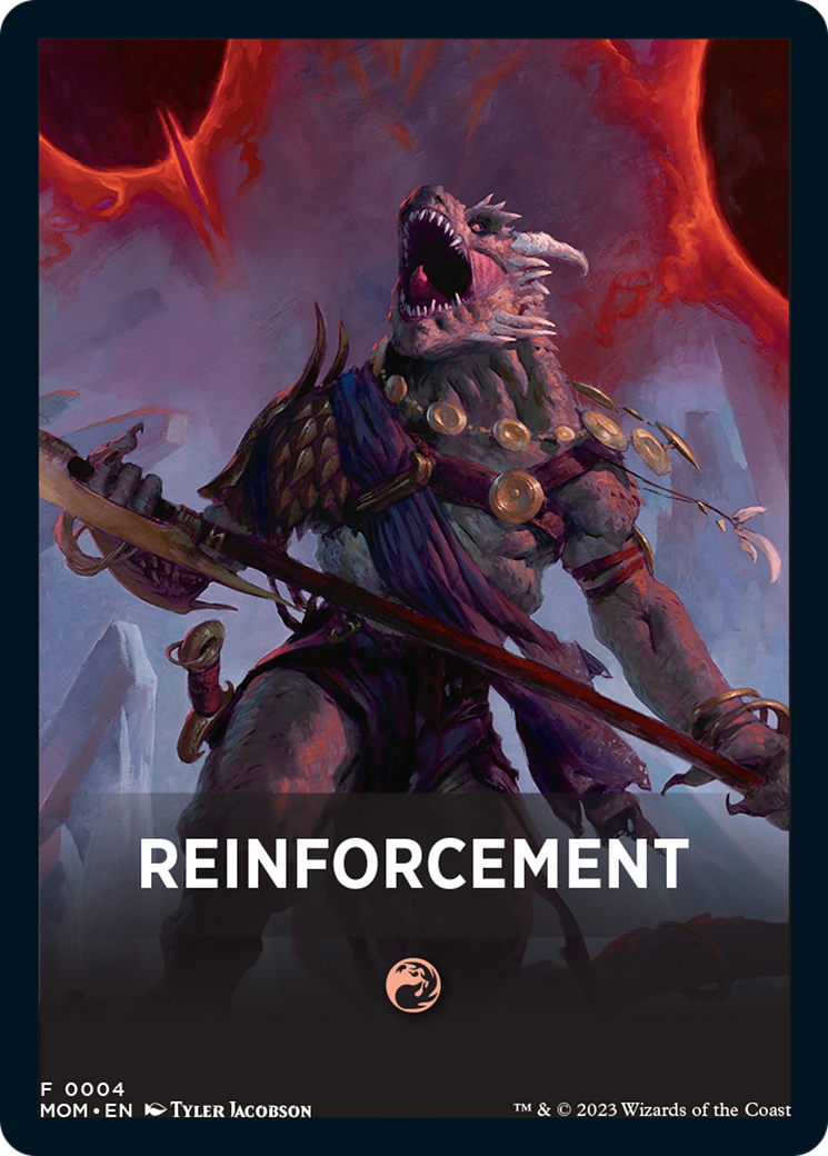 Reinforcement Theme Card [March of the Machine Tokens] | A1Comics