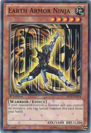 Earth Armor Ninja [SP13-EN018] Starfoil Rare | A1Comics