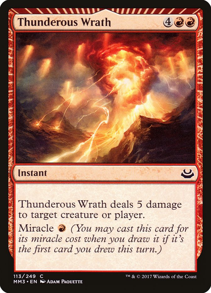 Thunderous Wrath [Modern Masters 2017] | A1Comics