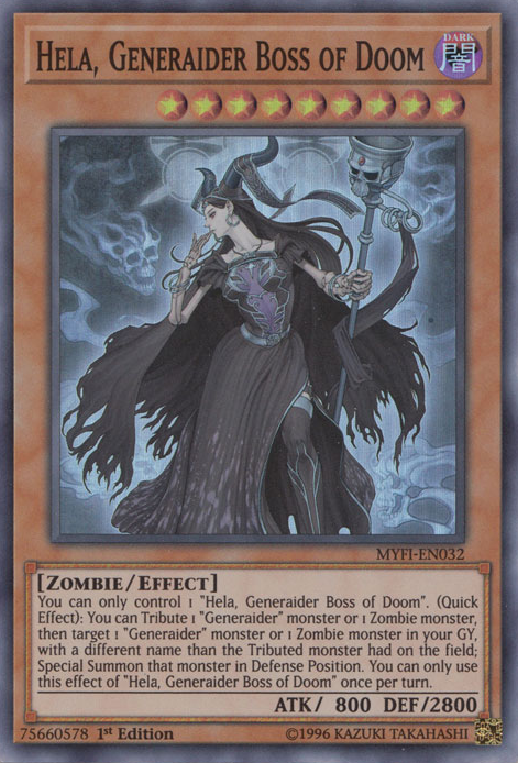 Hela, Generaider Boss of Doom [MYFI-EN032] Super Rare | A1Comics