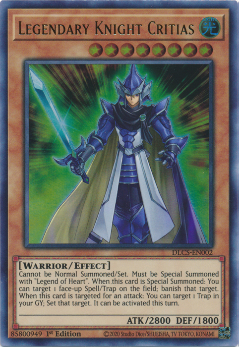 Legendary Knight Critias [DLCS-EN002] Ultra Rare | A1Comics