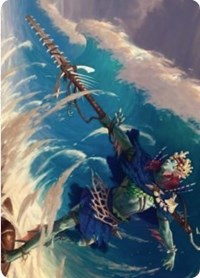 Tazeem Roilmage Art Card [Zendikar Rising Art Series] | A1Comics