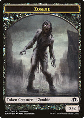 Zombie // Zombie Double-Sided Token [Eldritch Moon Prerelease Promos] | A1Comics