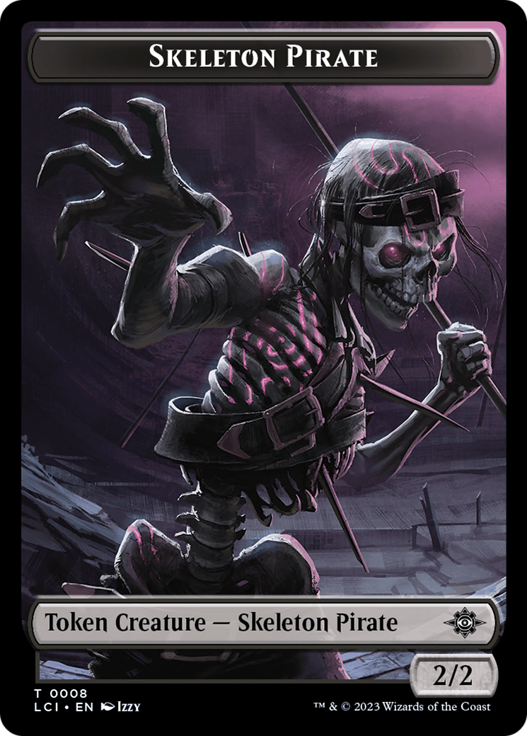 Skeleton Pirate Token [The Lost Caverns of Ixalan Tokens] | A1Comics