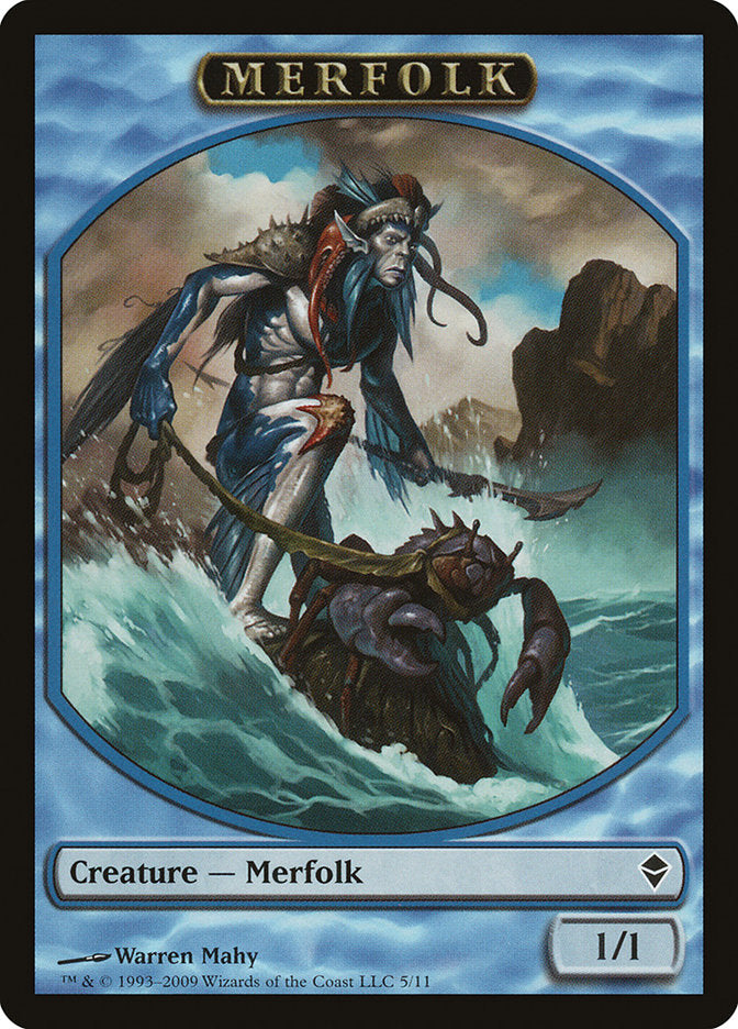 Merfolk Token [Zendikar Tokens] | A1Comics