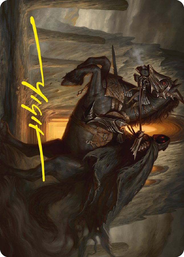 Nazgul Art Card (Gold-Stamped Signature) [The Lord of the Rings: Tales of Middle-earth Art Series] | A1Comics