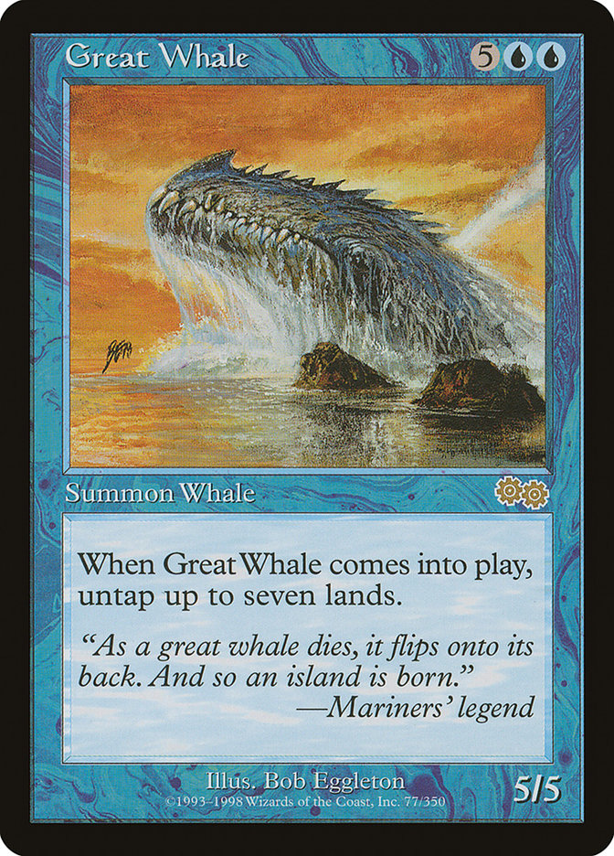 Great Whale [Urza's Saga] | A1Comics