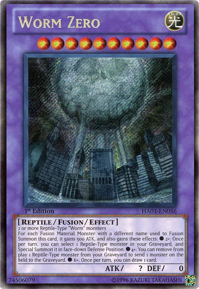 Worm Zero [HA03-EN056] Secret Rare | A1Comics