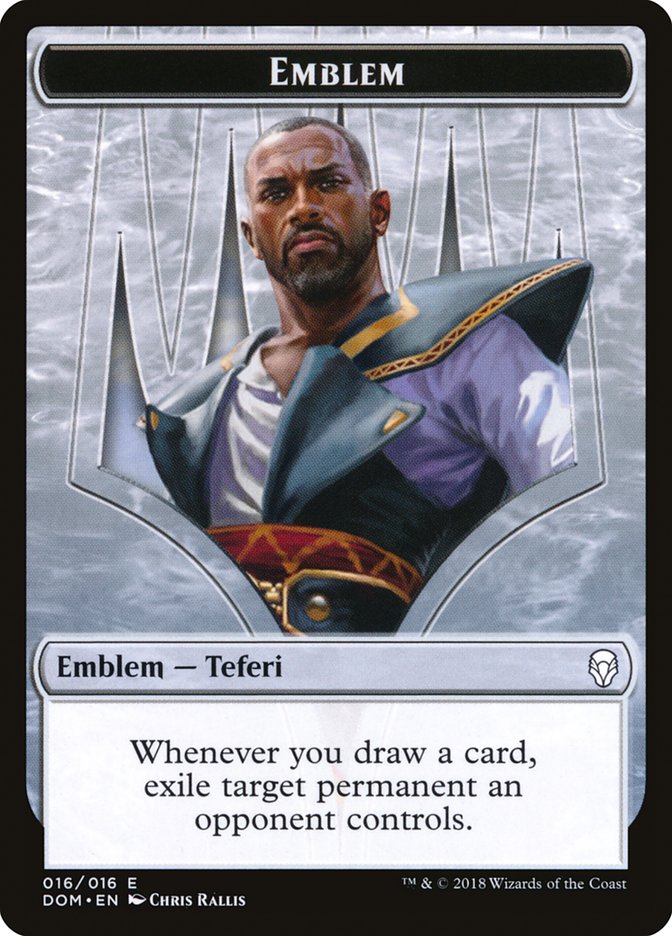 Teferi, Hero of Dominaria Emblem [Dominaria Tokens] | A1Comics