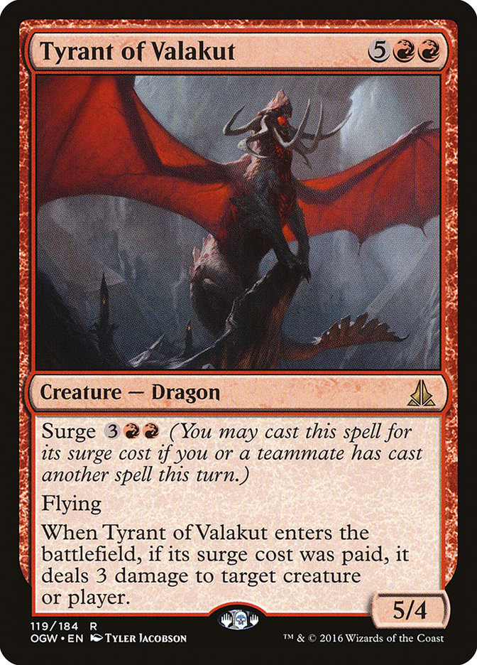 Tyrant of Valakut [Oath of the Gatewatch] | A1Comics