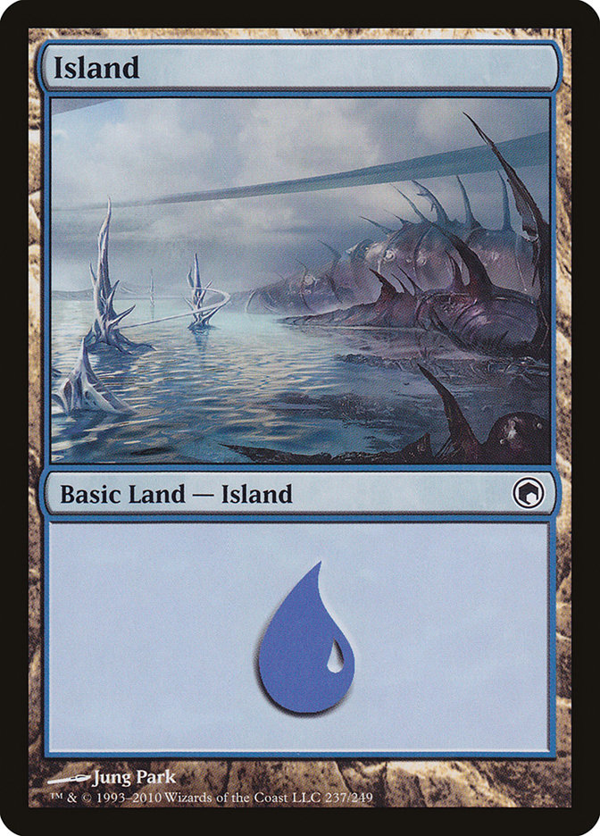 Island (237) [Scars of Mirrodin] | A1Comics