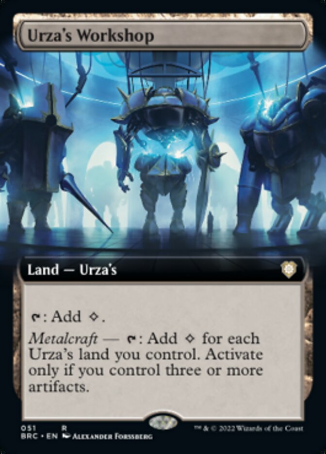 Urza's Workshop (Extended Art) [The Brothers' War Commander] | A1Comics