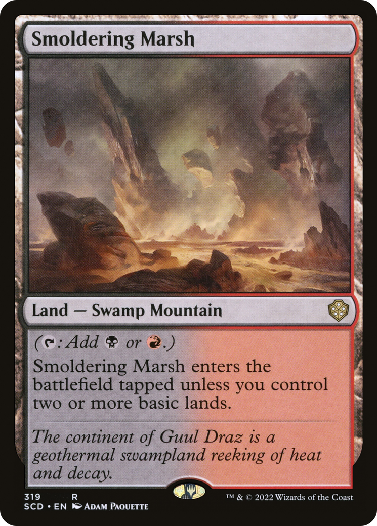 Smoldering Marsh [Starter Commander Decks] | A1Comics