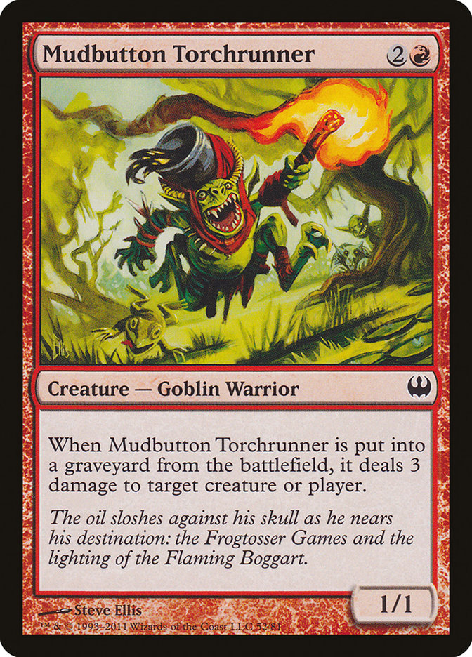 Mudbutton Torchrunner [Duel Decks: Knights vs. Dragons] | A1Comics