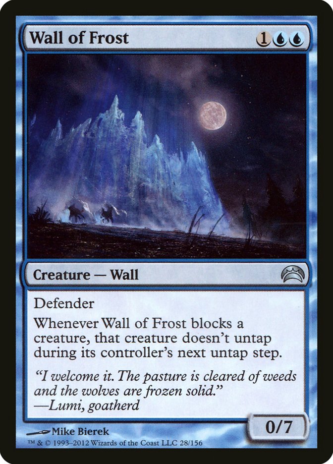 Wall of Frost [Planechase 2012] | A1Comics