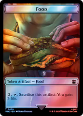 Alien Rhino // Food (0059) Double-Sided Token (Surge Foil) [Doctor Who Tokens] | A1Comics