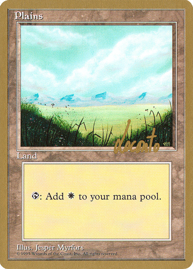 Plains (ml366) (Michael Loconto) [Pro Tour Collector Set] | A1Comics