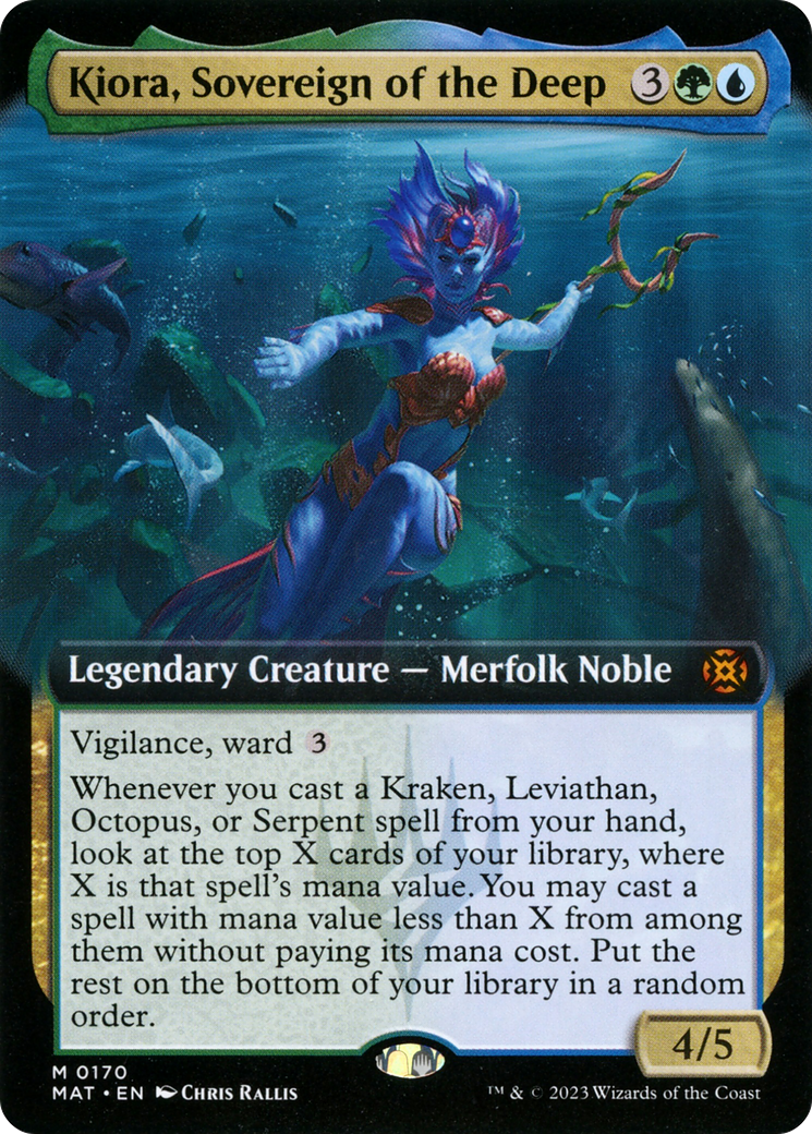 Kiora, Sovereign of the Deep (Extended Art) [March of the Machine: The Aftermath] | A1Comics