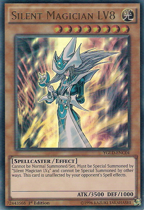 Silent Magician LV8 [YGLD-ENC04] Ultra Rare | A1Comics