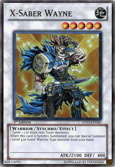 X-Saber Wayne [5DS3-EN042] Super Rare | A1Comics