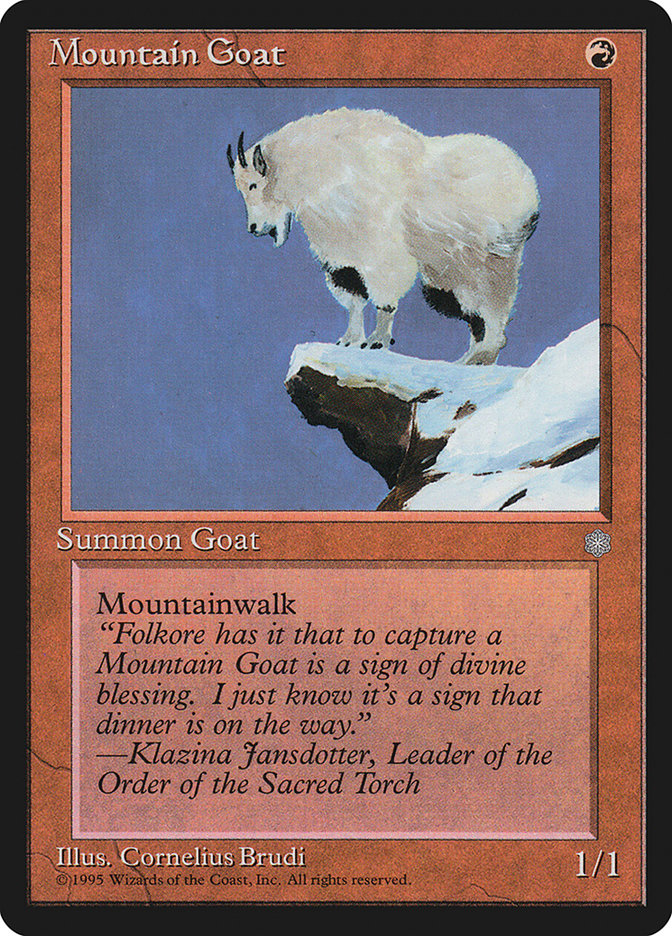 Mountain Goat [Ice Age] | A1Comics