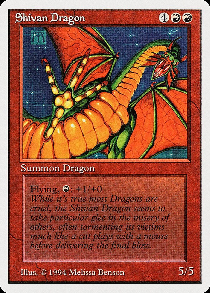 Shivan Dragon [Summer Magic / Edgar] | A1Comics