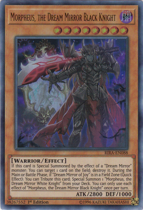 Morpheus, the Dream Mirror Black Knight [RIRA-EN088] Ultra Rare | A1Comics