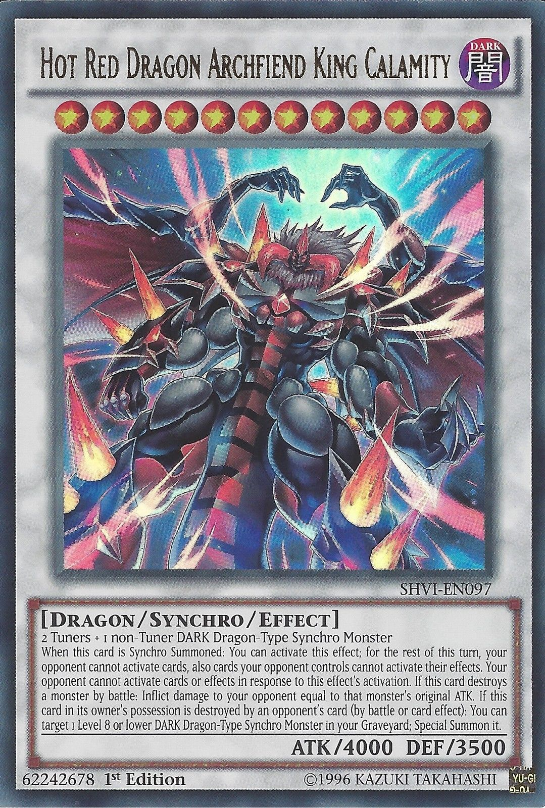 Hot Red Dragon Archfiend King Calamity [SHVI-EN097] Ultra Rare | A1Comics