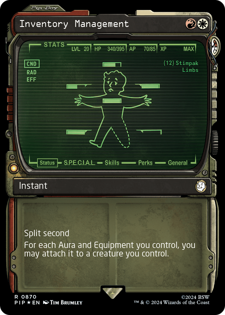 Inventory Management (Showcase) (Surge Foil) [Fallout] | A1Comics