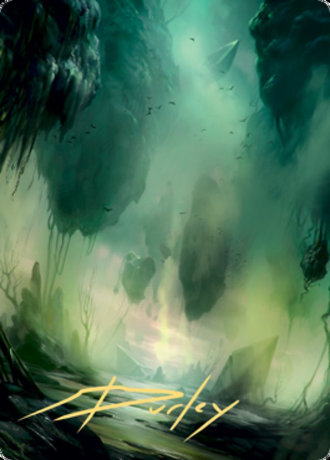 Swamp 1 Art Card (Gold-Stamped Signature) [Zendikar Rising Art Series] | A1Comics