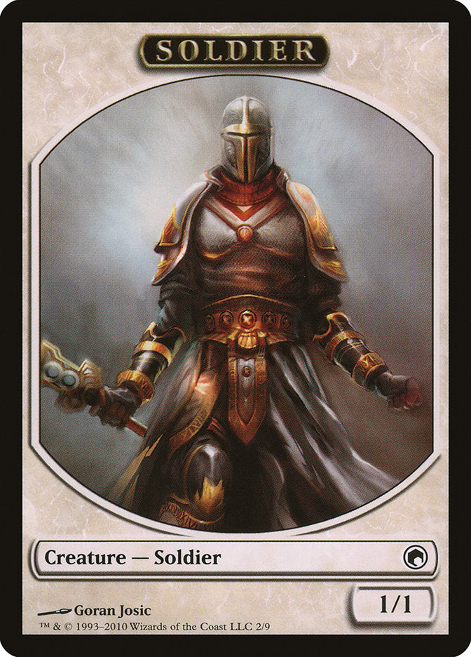 Soldier Token [Scars of Mirrodin Tokens] | A1Comics