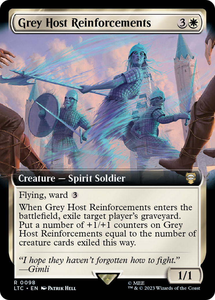 Grey Host Reinforcements (Extended Art) [The Lord of the Rings: Tales of Middle-Earth Commander] | A1Comics