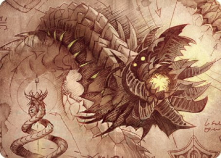 Wurmcoil Engine Art Card [The Brothers' War Art Series] | A1Comics