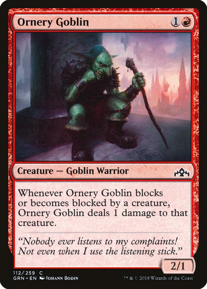 Ornery Goblin [Guilds of Ravnica] | A1Comics