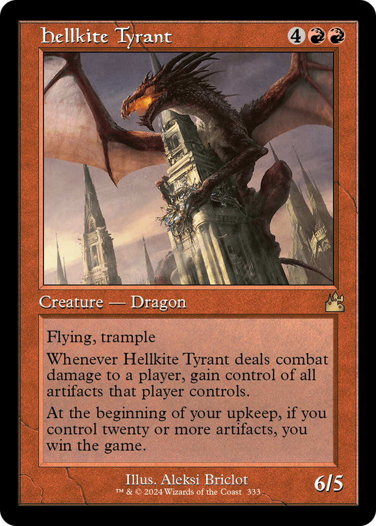 Hellkite Tyrant (Retro Frame) [Ravnica Remastered] | A1Comics