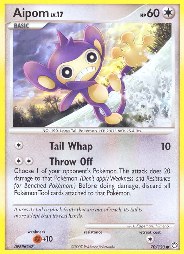 Aipom (70/123) [Diamond & Pearl: Mysterious Treasures] | A1Comics