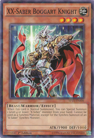 XX-Saber Boggart Knight [SP15-EN006] Shatterfoil Rare | A1Comics