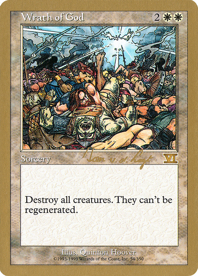 Wrath of God (Tom van de Logt) [World Championship Decks 2000] | A1Comics