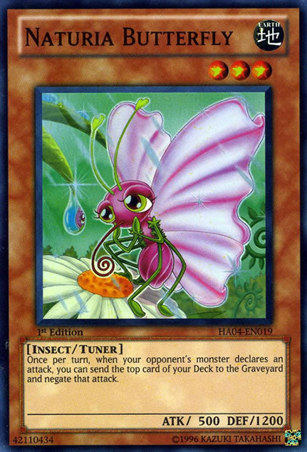 Naturia Butterfly [HA04-EN019] Super Rare | A1Comics