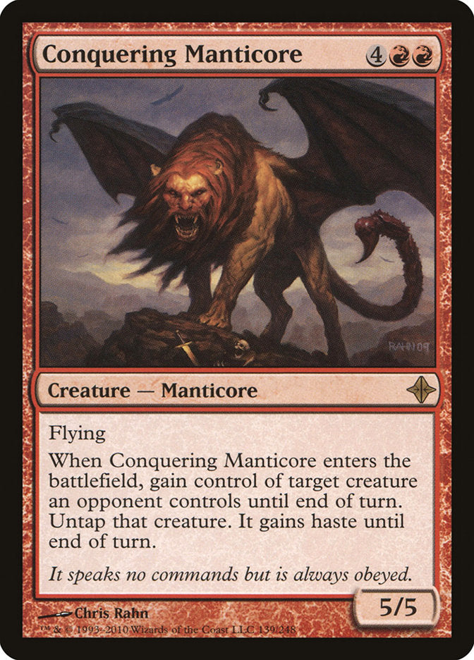 Conquering Manticore [Rise of the Eldrazi] | A1Comics