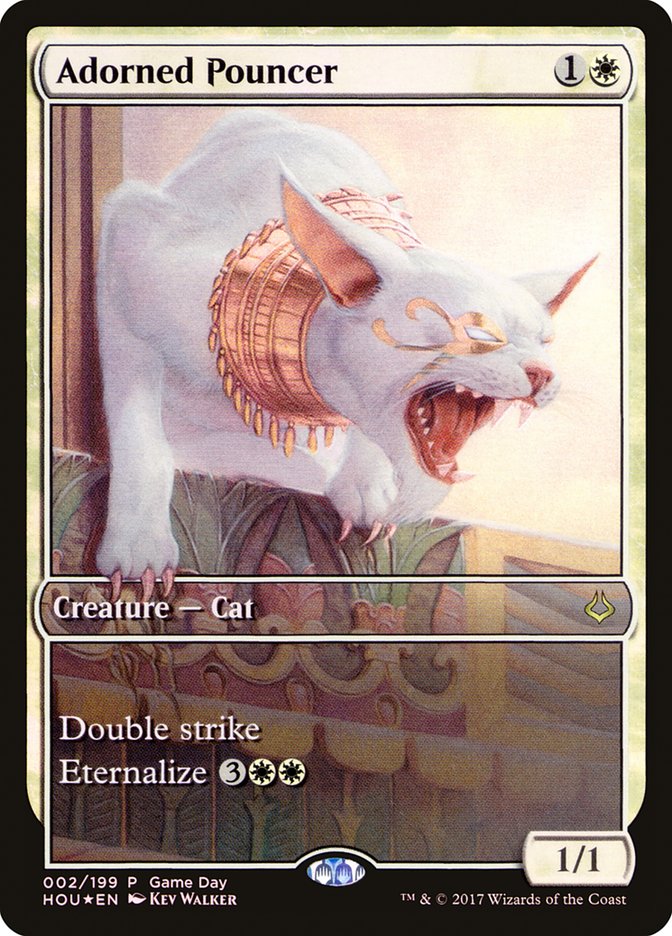 Adorned Pouncer (Game Day) (Full Art) [Hour of Devastation Promos] | A1Comics